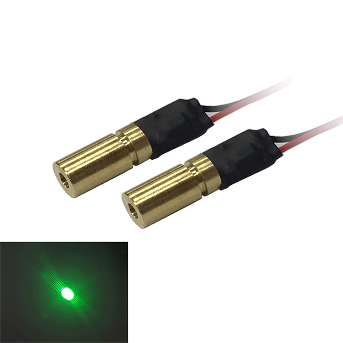 520nm 1mw 5mw Dot Green laser module high Stable 6MM size - Click Image to Close